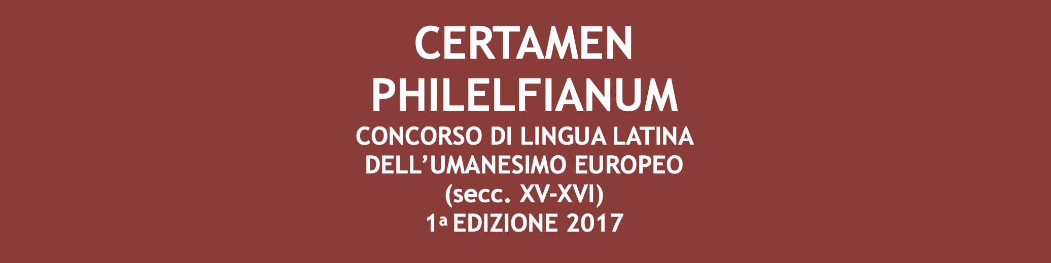 I Edizione 2017