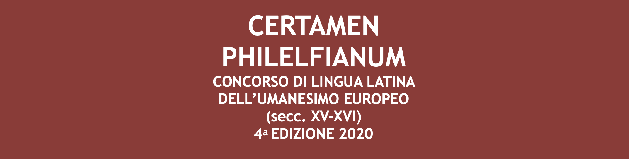 IV Edizione 2020