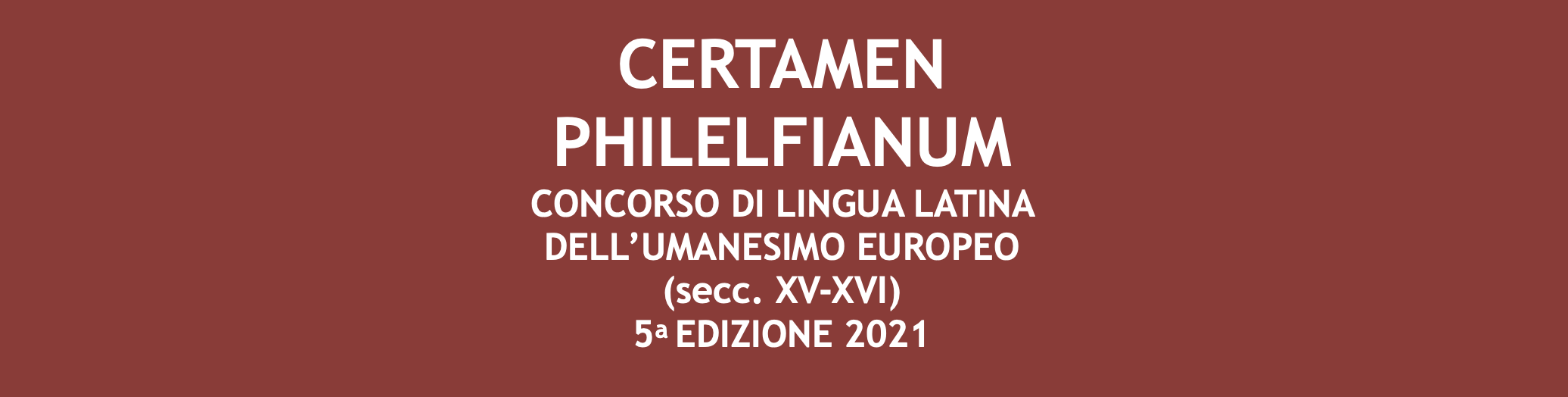 V Edizione 2021