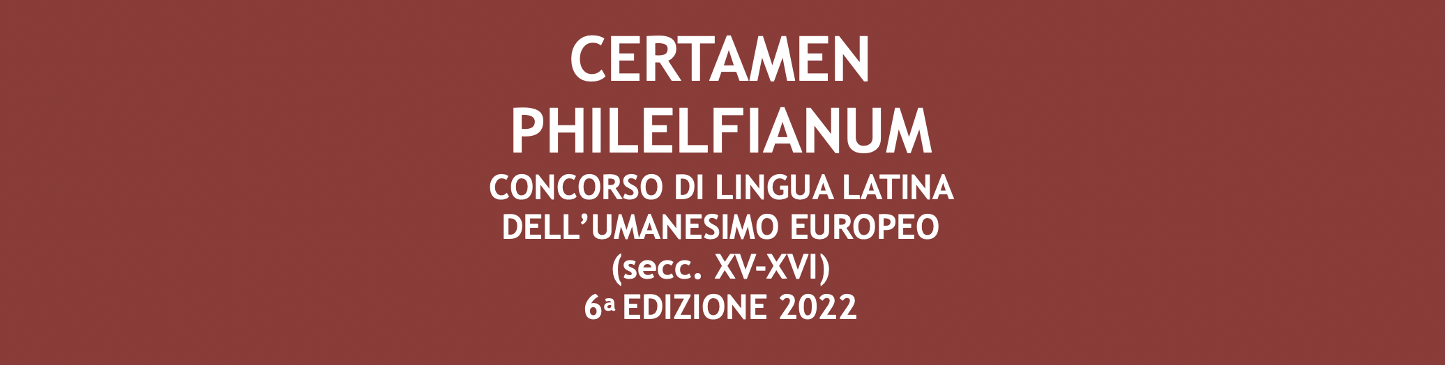 VI Edizione 2022