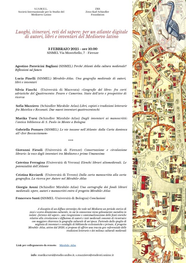 Luoghi e reti del sapere digitali: report sul nuovo Mirabile Atlas